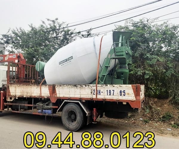 Bồn trộn bê tông thủy lực 6m3