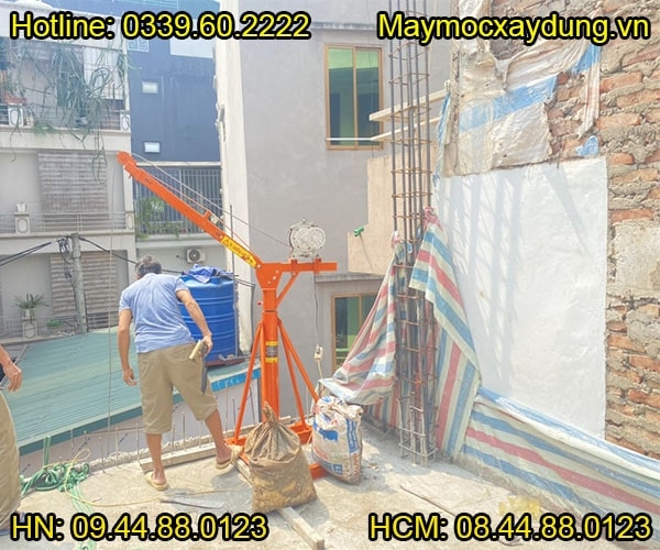 Cẩu xoay 360 độ Kento 500kg Khung rút