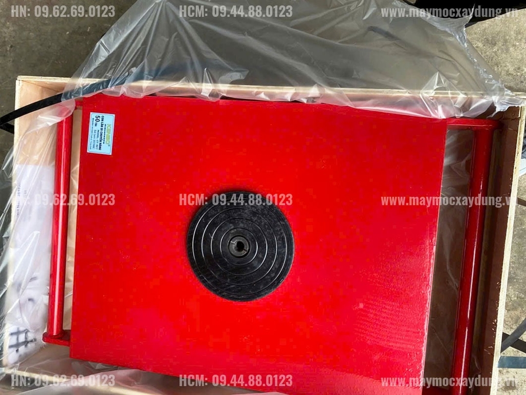 Con lăn chuyển hàng 50 tấn bánh thép (Rùa tải hàng)