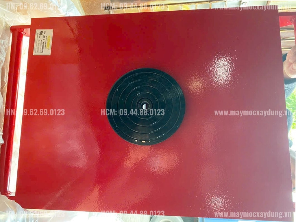 Con lăn chuyển hàng 50 tấn bánh thép (Rùa tải hàng)