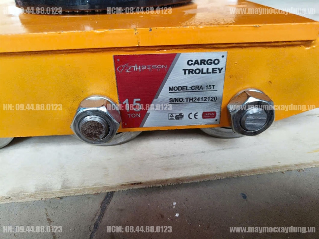 Con rùa chuyển hàng Bison 15 tấn CRA-15 bánh PU hướng thẳng