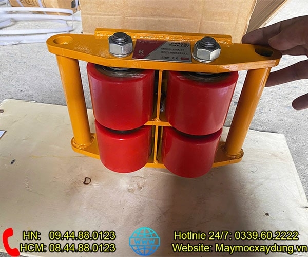 Con rùa chuyển hàng Bison 6 tấn CRA-6 bánh PU hướng thẳng