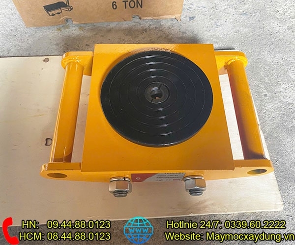 Con rùa chuyển hàng Bison 6 tấn CRA-6 bánh PU hướng thẳng