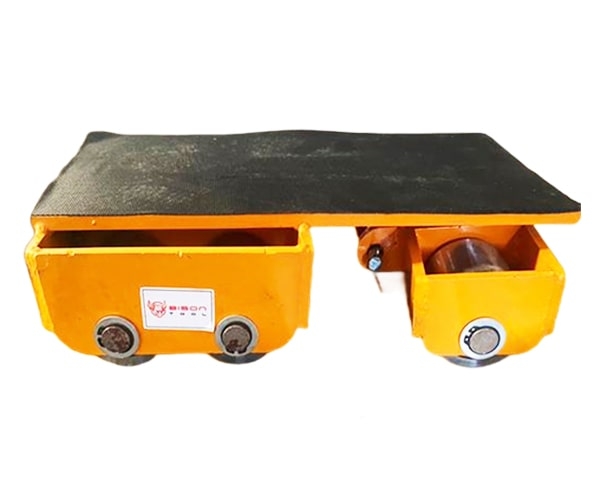 Con rùa chuyển hàng Bison 8 tấn WA-8T bánh thép xoay 180 độ
