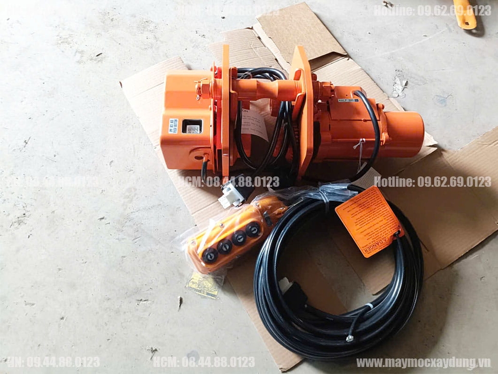 Cụm di chuyển Pa lăng xích điện Hitachi 1 tấn 1ST