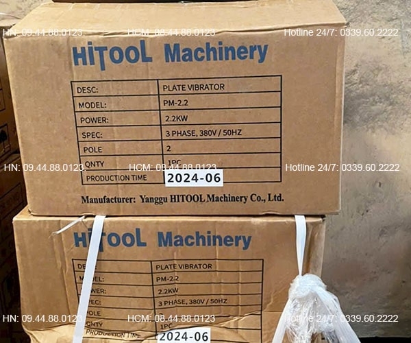 Đầm rung bê tông Hitool 1.5KW 380V
