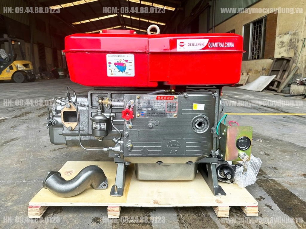 Đầu nổ Diesel QuanTrai D35 S1135D nước đề