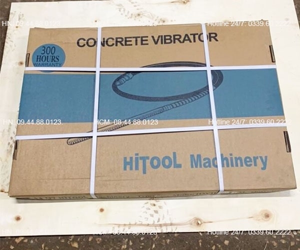 Dây đầm dùi chạy điện Hitool Phi 70 4m