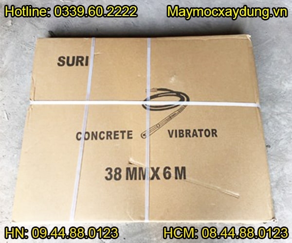 Dây đầm dùi chạy xăng Suri Phi 38 6m