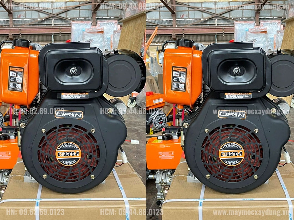 Động cơ dầu Diesel Lifan C195FD-A 9.2KW/13HP