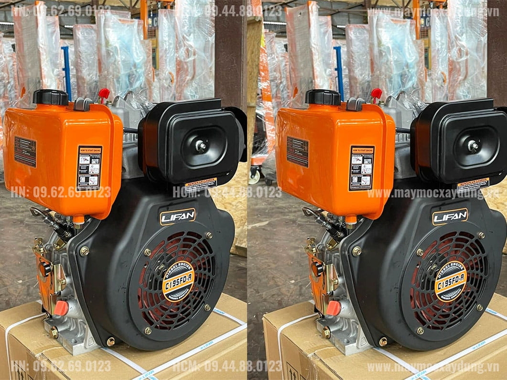 Động cơ dầu Diesel Lifan C195FD-A 9.2KW/13HP