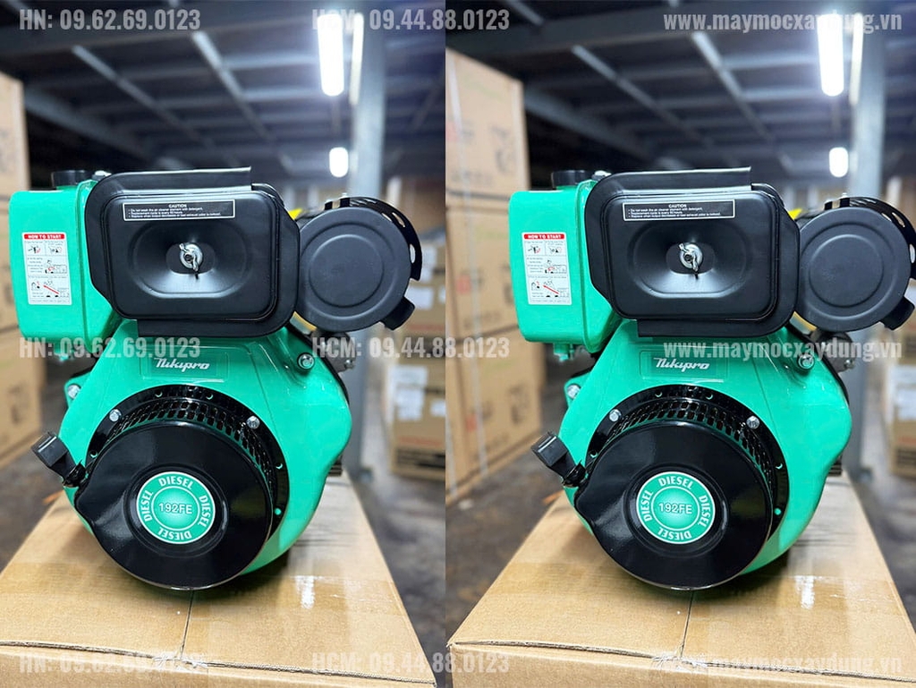 Động cơ dầu Diesel Nikipro 192FE Đề nổ