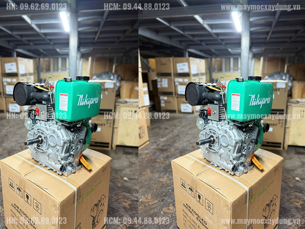 Động cơ dầu Diesel Nikipro 192FE Đề nổ