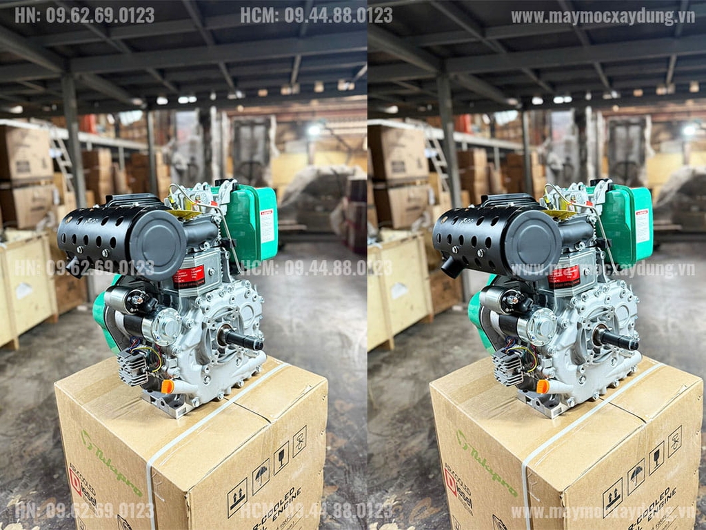 Động cơ dầu Diesel Nikipro 192FE Đề nổ