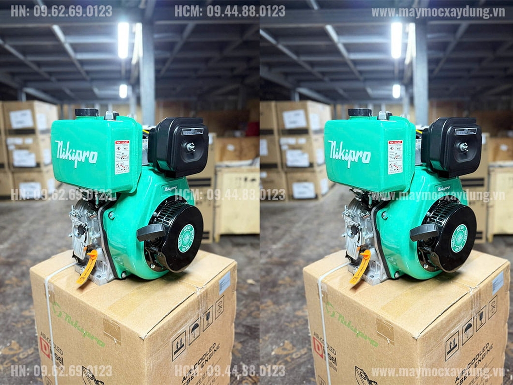 Động cơ dầu Diesel Nikipro 192FE Đề nổ