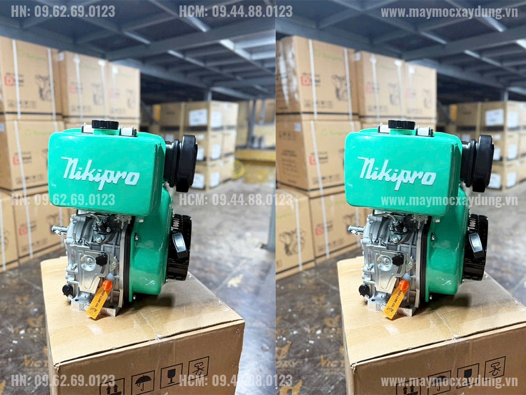 Động cơ dầu Diesel Nikipro 13HP 195FD-A Đề nổ
