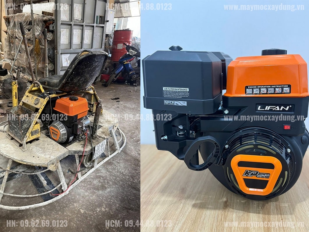 Động cơ xăng Lifan 25HP KP520