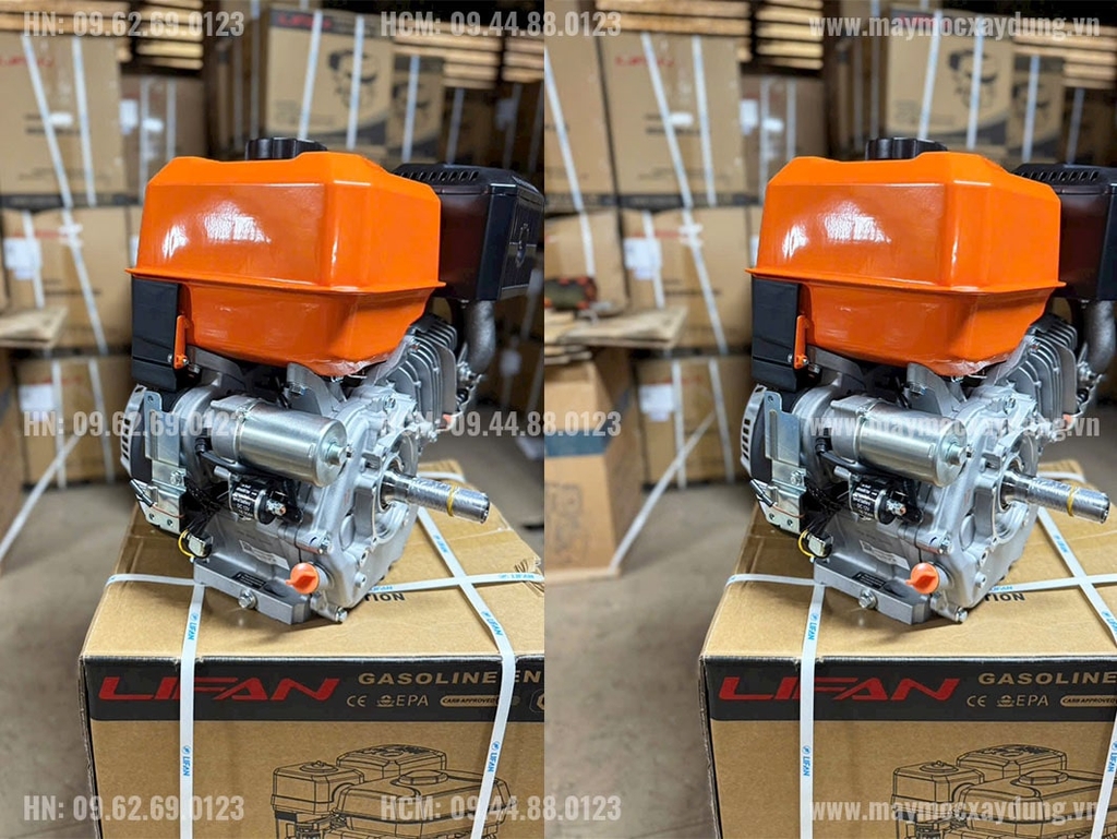 Động cơ xăng Lifan 25HP KP520E đề