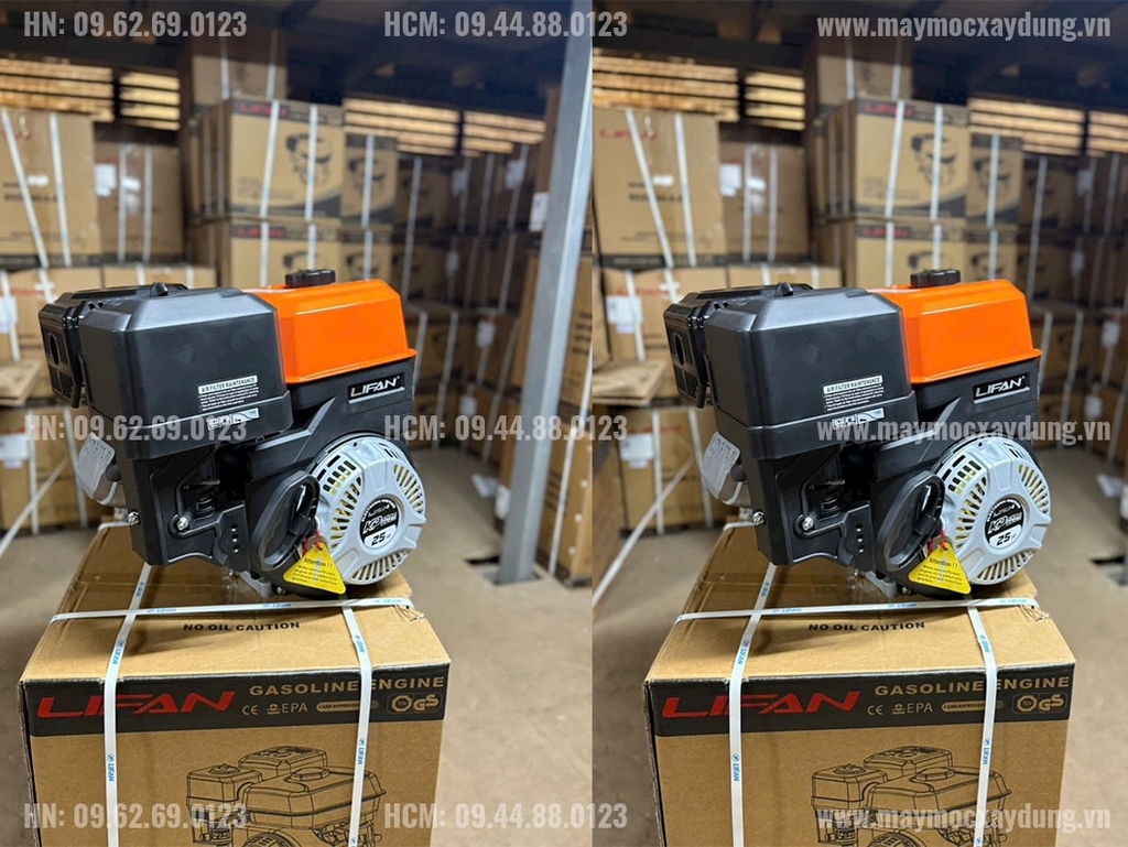 Động cơ xăng Lifan 25HP KP520E đề