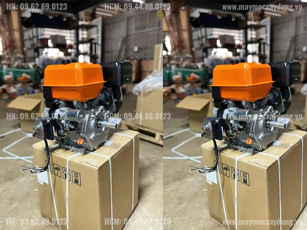 Động cơ xăng Lifan KP480E 18HP đề