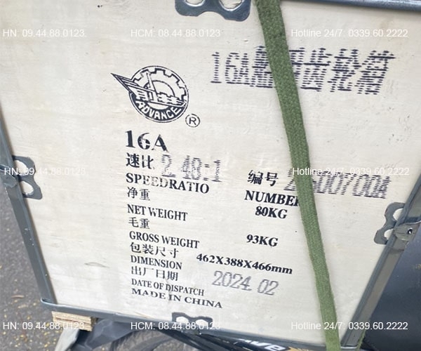 Hộp số thủy Advance 16A