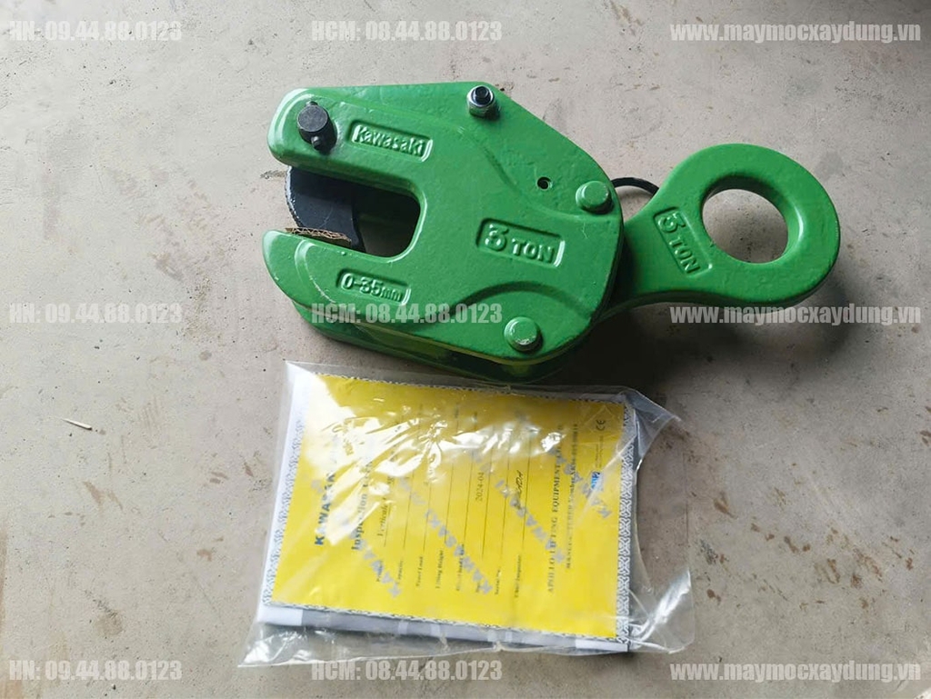 Kẹp tôn đứng Kawasaki 3 tấn