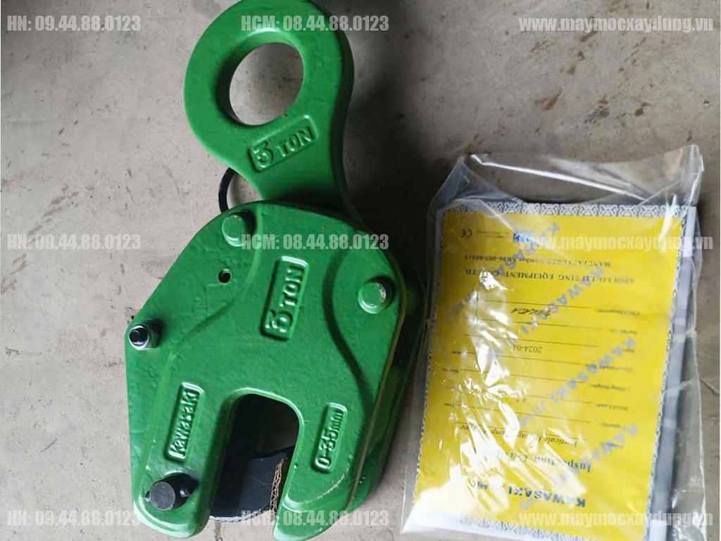 Kẹp tôn đứng Kawasaki 3 tấn