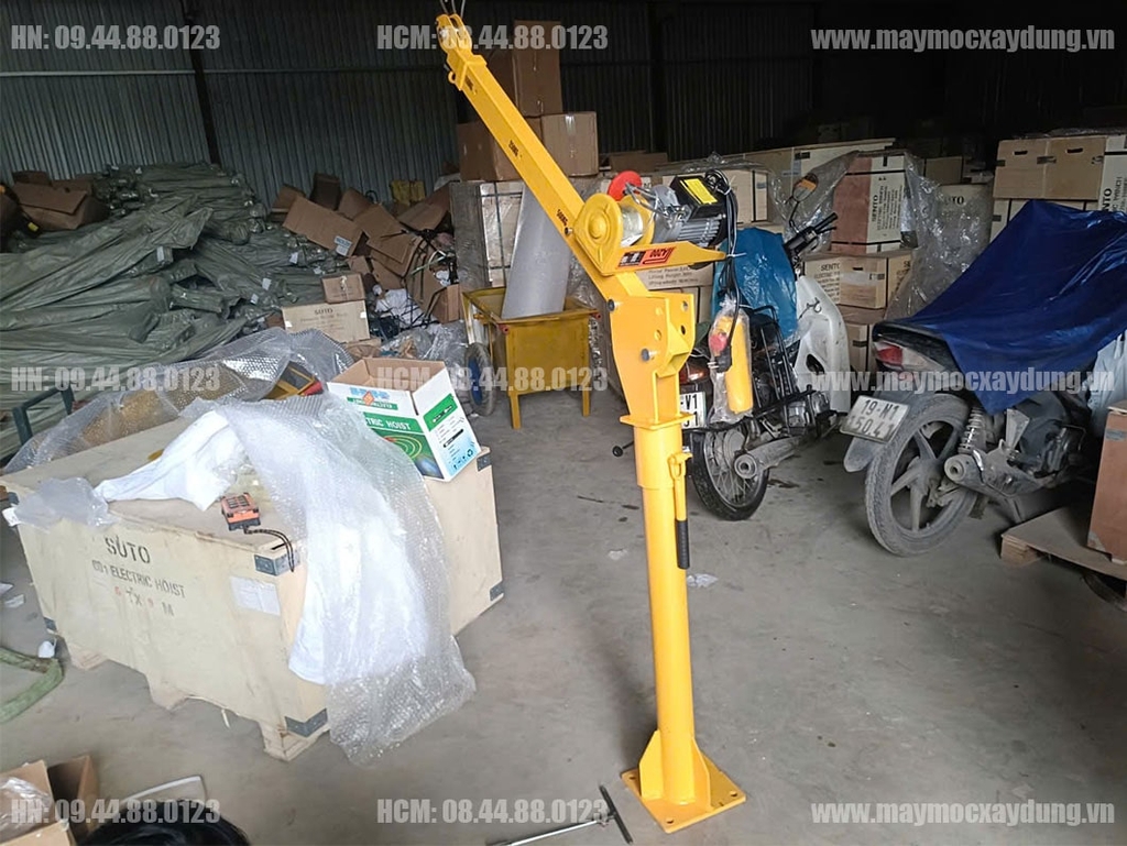 Khung cẩu xoay lắp trên ô tô 500kg