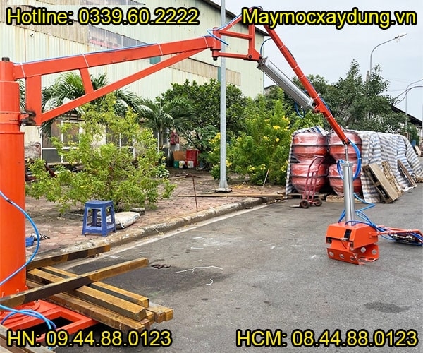 Khung nâng hơi tời kéo