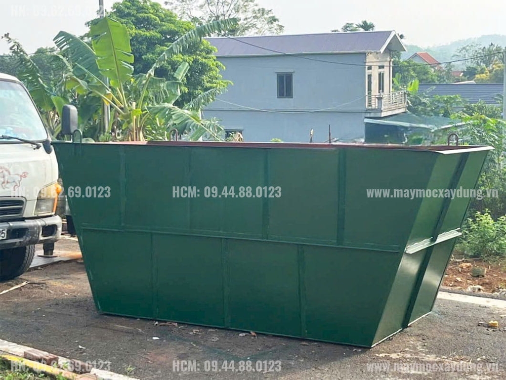 Máng trộn bê tông 7 khối