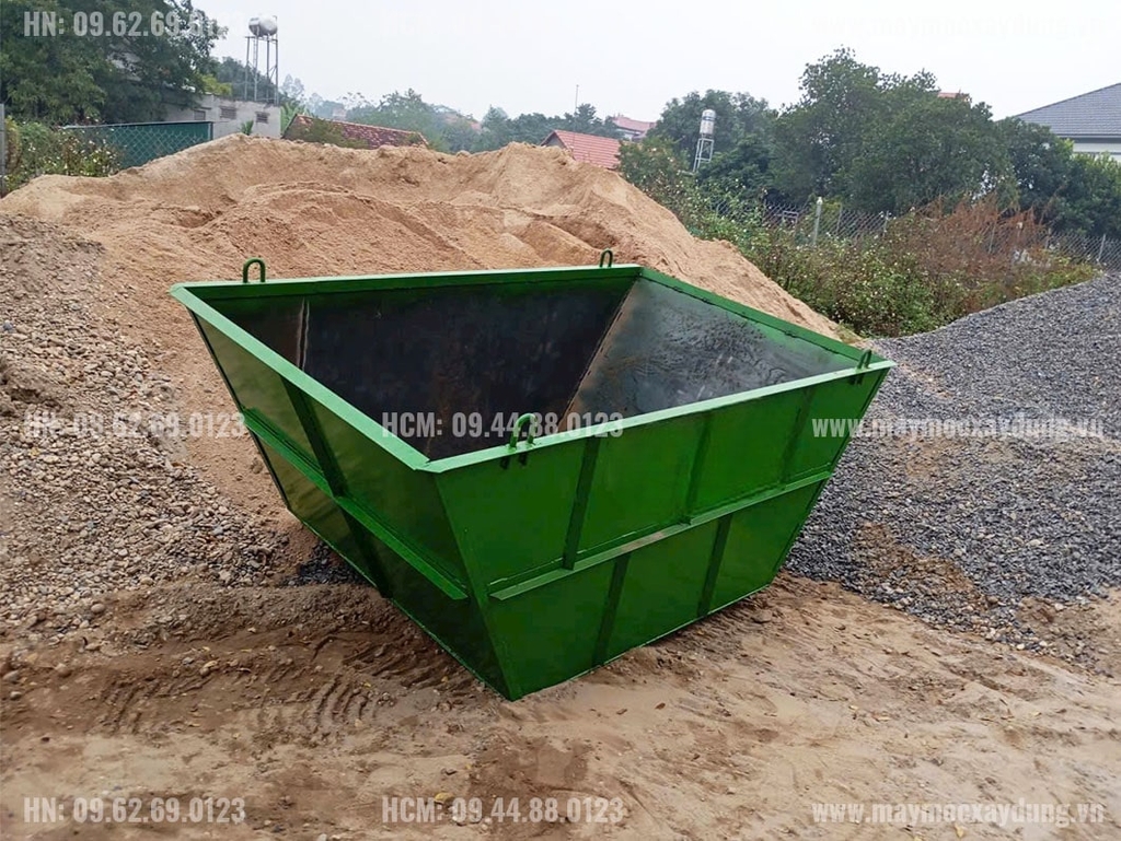 Máng trộn bê tông 2 khối