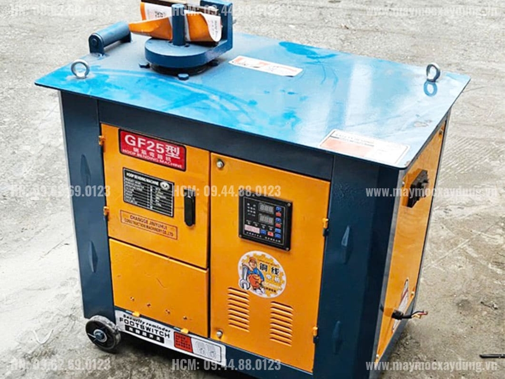 Máy bẻ đai sắt GF25 380V 20mm bảng điện tử