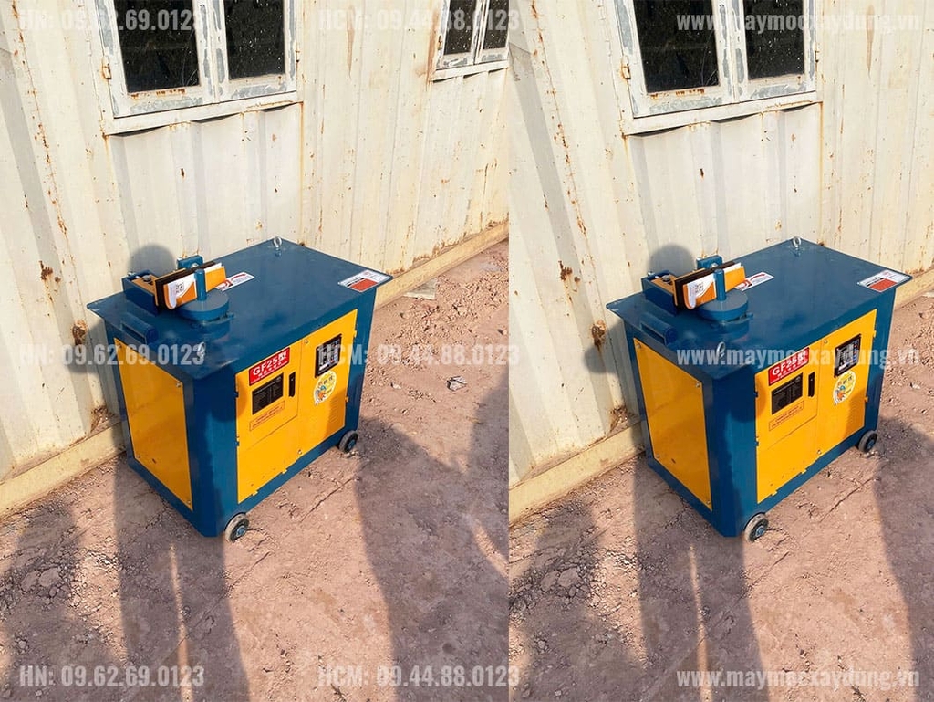 Máy bẻ đai sắt GF25 380V 20mm bảng điện tử