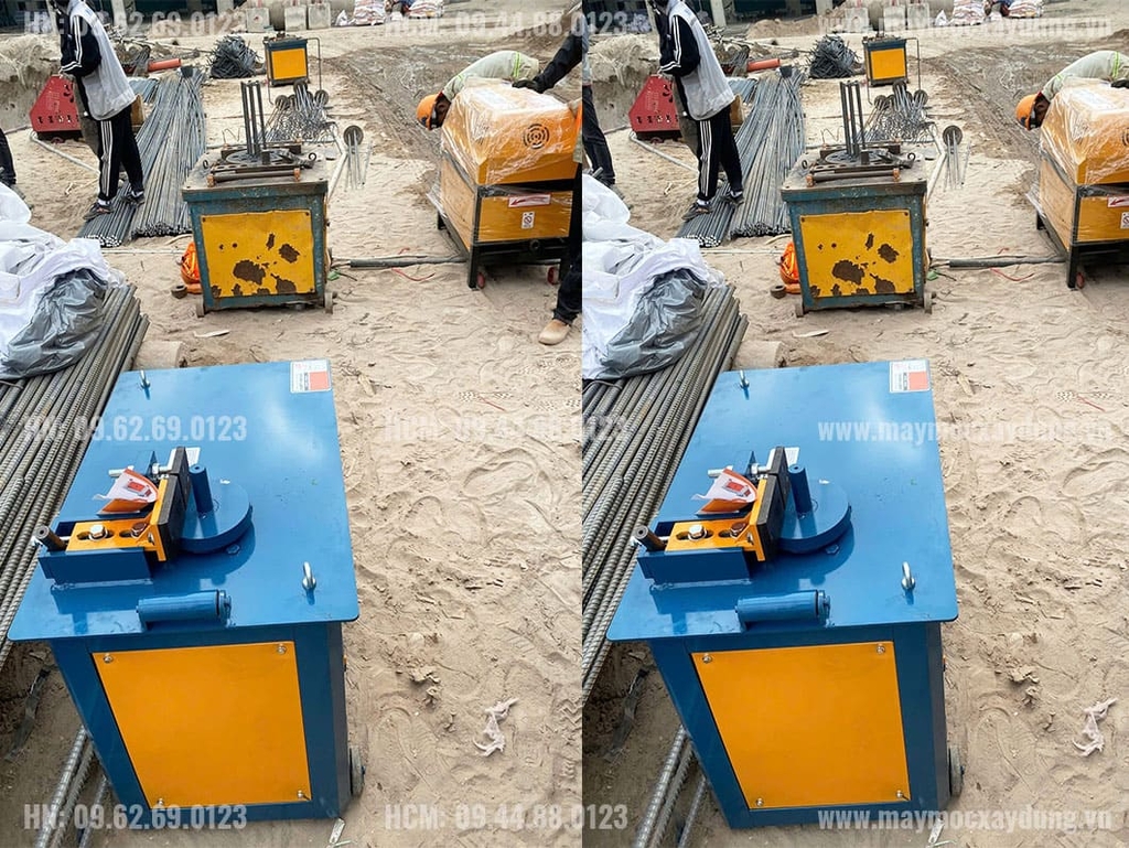 Máy bẻ đai sắt GF25 380V 20mm bảng điện tử