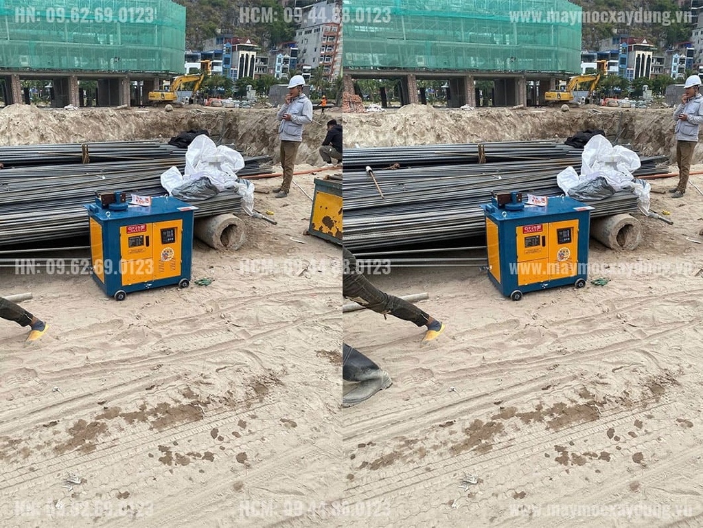 Máy bẻ đai sắt GF25 380V 20mm bảng điện tử