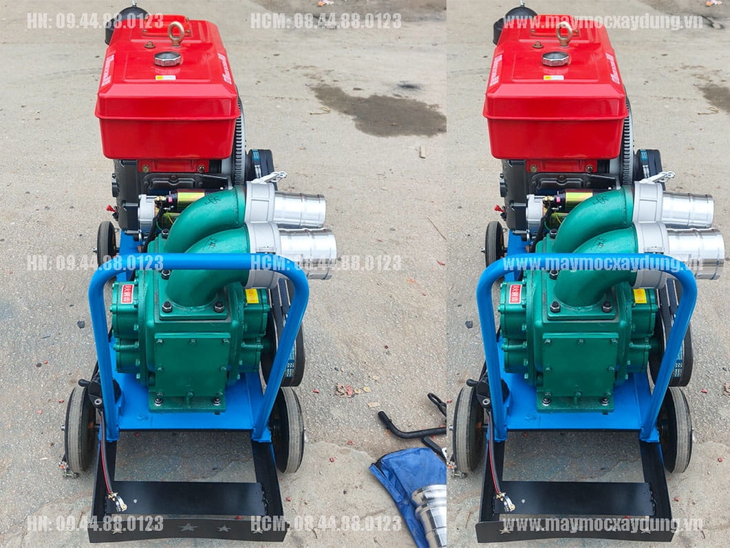 Máy bơm hút bùn chất thải 100mm 100 m3/h