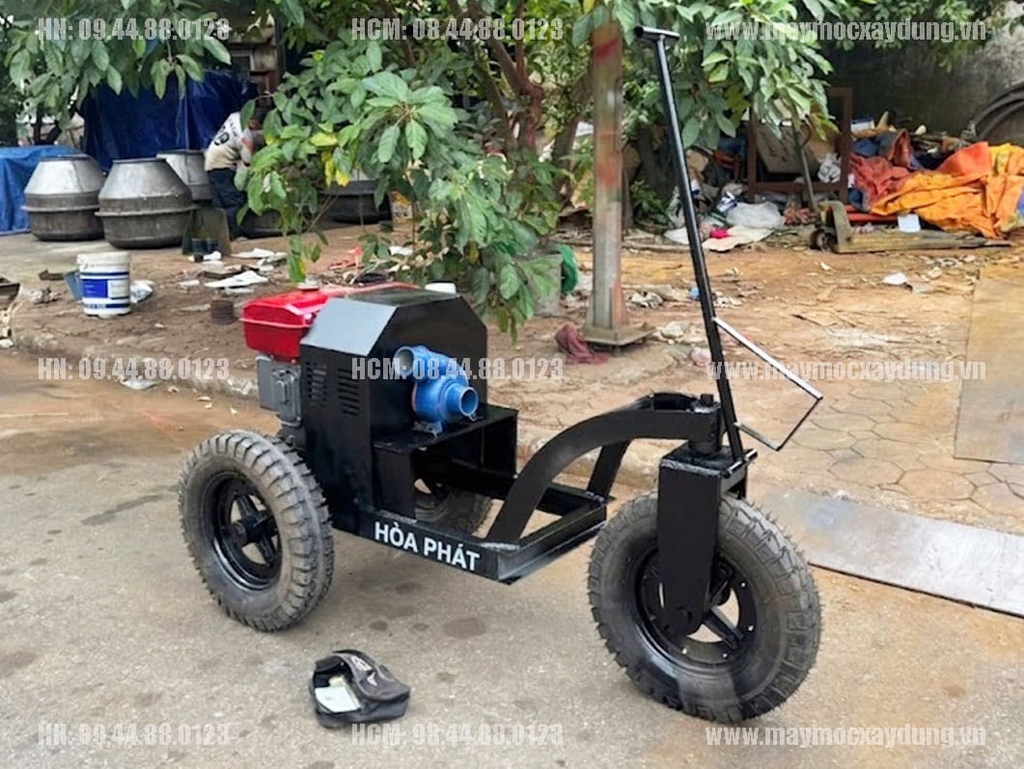 Máy bơm nước đầu nổ ChangChai D8 R180 3 bánh