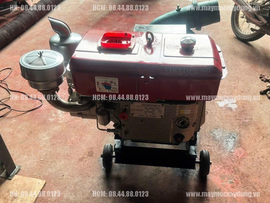 Máy bơm nước đầu nổ D24 24HP 250-300m3/h nước quay tay