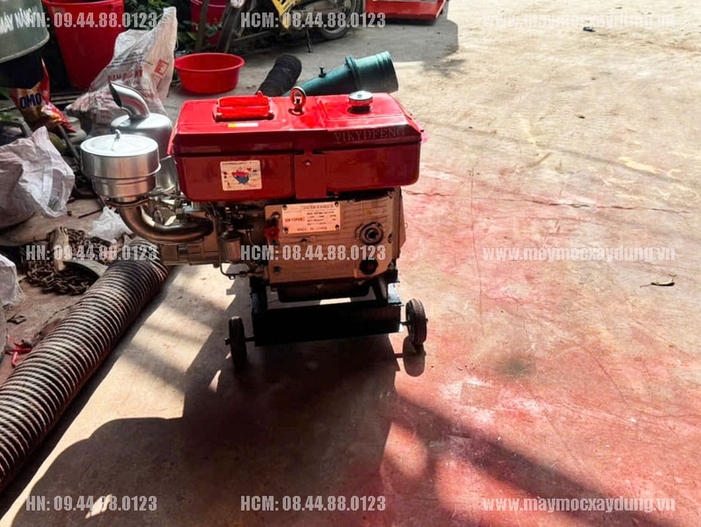 Máy bơm nước đầu nổ D24 24HP 250-300m3/h nước đề