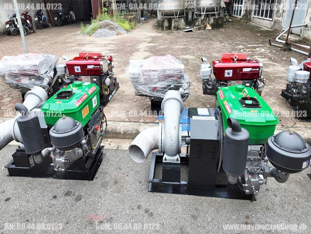 Máy bơm nước đầu nổ D35 35HP 360-400m3/h nước đề