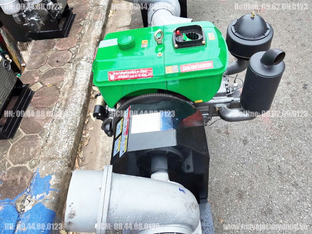 Máy bơm nước đầu nổ D40 40HP 400-450m3/h nước đề