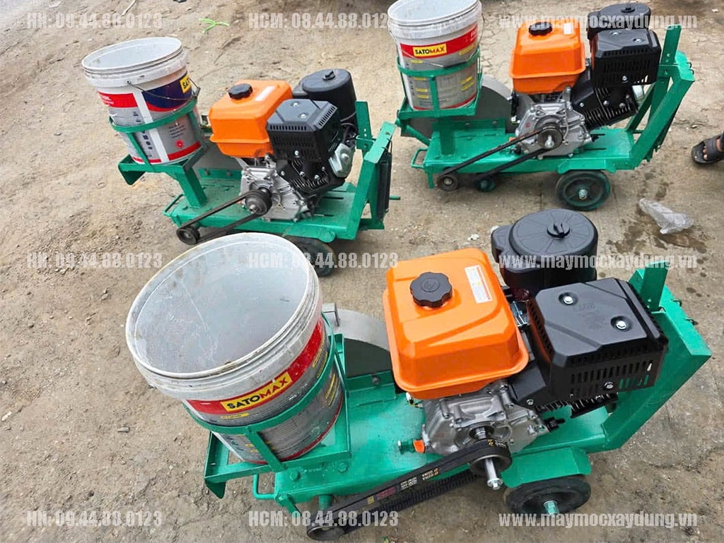 Máy cắt bê tông bập bênh lắp động cơ xăng Lifan KP420 15HP