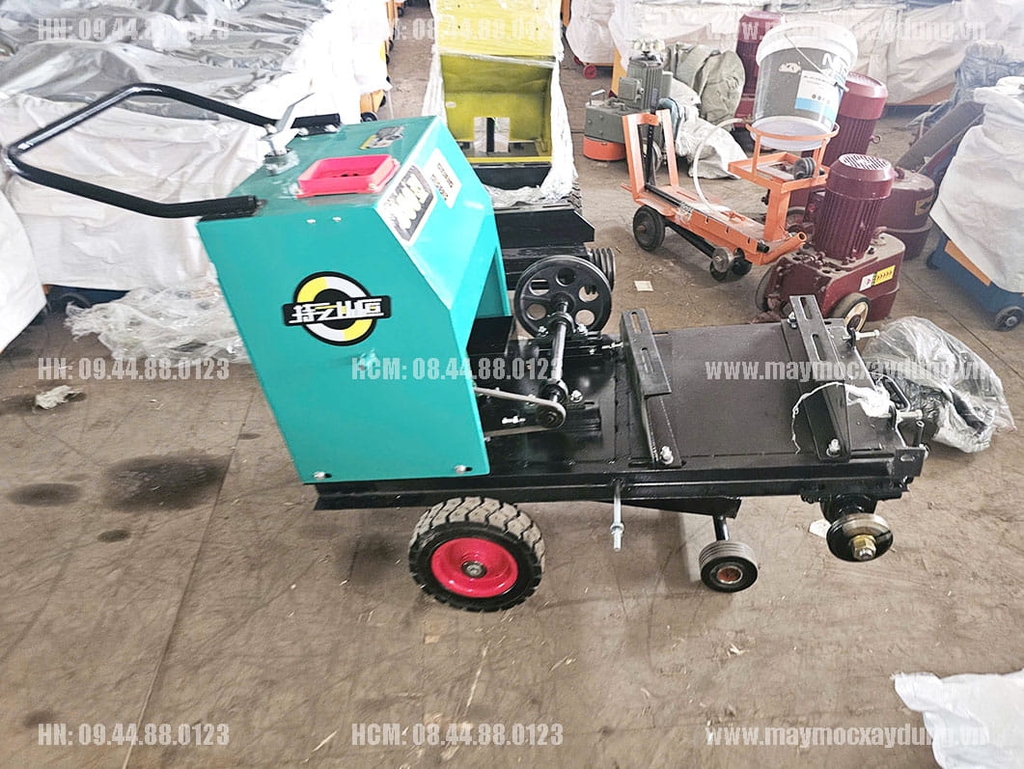 Máy cắt bê tông chạy dầu Diesel Q800 cắt sâu 33cm (khung có trợ lực)
