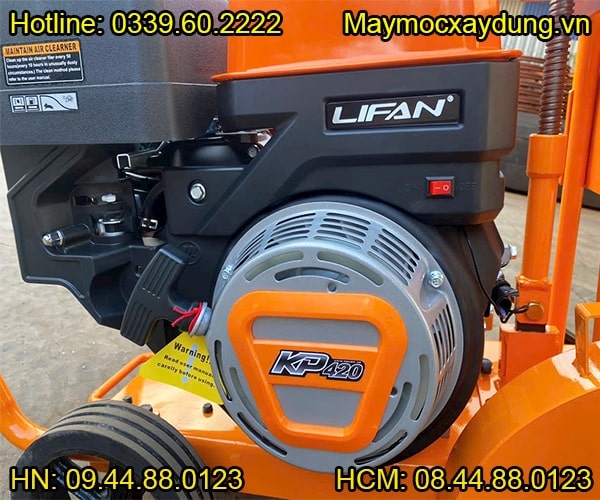 Máy cắt bê tông chạy xăng KC14 lắp động cơ LiFan KP420 15HP