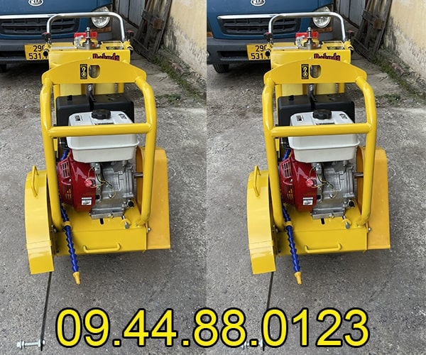 Máy cắt bê tông chạy dầu Diesel Rakuda Q500C 186FA 18cm
