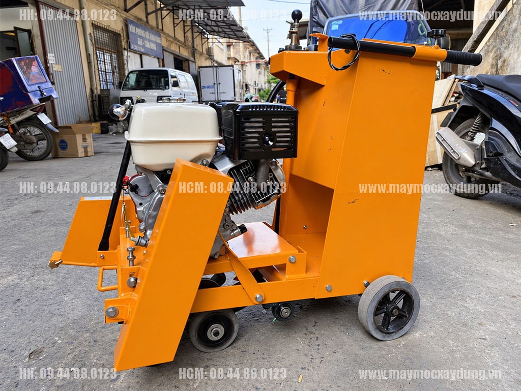 Máy cắt bê tông KC16 lắp động cơ xăng Honda GX390 13HP cắt sâu 14cm