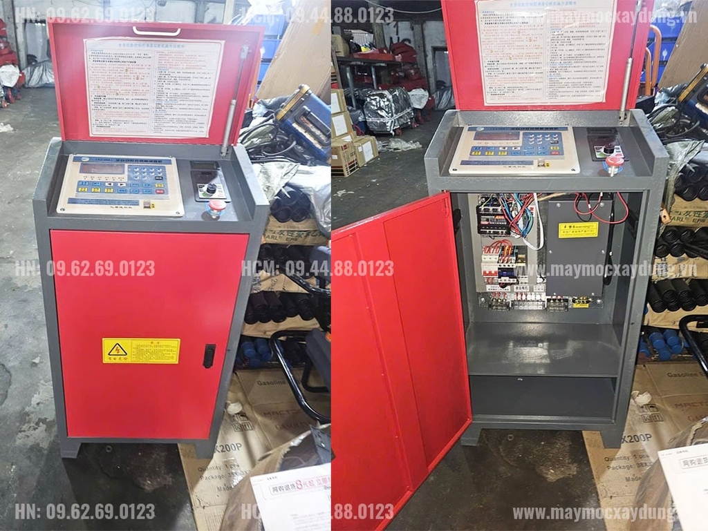 Máy duỗi cắt sắt GT6-16 (380V) (4-16mm) có biến tần chỉnh tốc độ