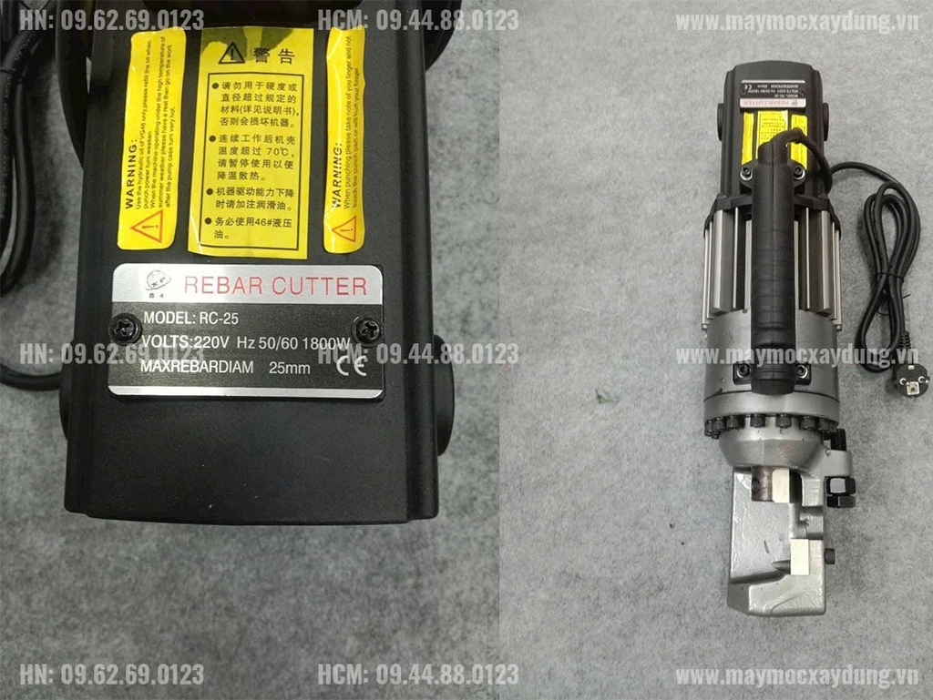 Máy cắt sắt thủy lực cầm tay RC25-25mm