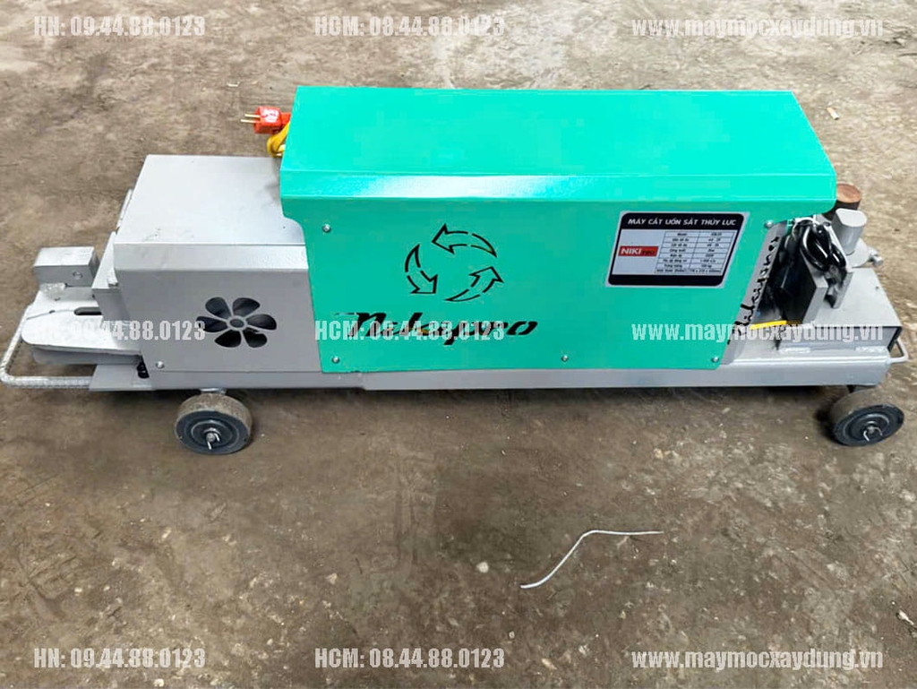 Máy cắt uốn thủy lực Nikipro Phi 25 220V