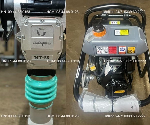 Máy đầm cóc chạy xăng Niki MT55